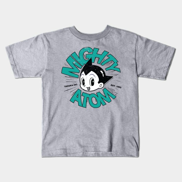 MIGHTY ATOM - Vintage Astro Boy Est. 1952 | Radial Design Kids T-Shirt by SALENTOmadness